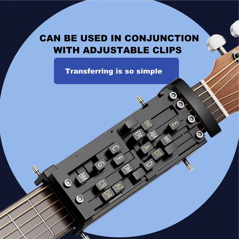 Guitar Chord Helper Multipurpose Guitar Chord Presser for Beginner User Friendly Guitar Teaching Aids Guitar Chord Assistant