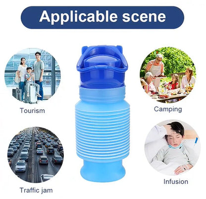 Portable Urinal for Travel and Camping - Emergency Kit for Male and Female Use