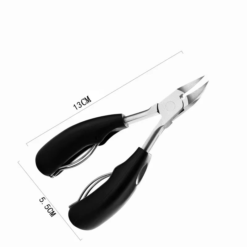 Professional Toenail Clippers Nail Cutters Stainless Steel Pedicure Paronychia Tools Ingrown Cuticle Edge Cutter Scissor