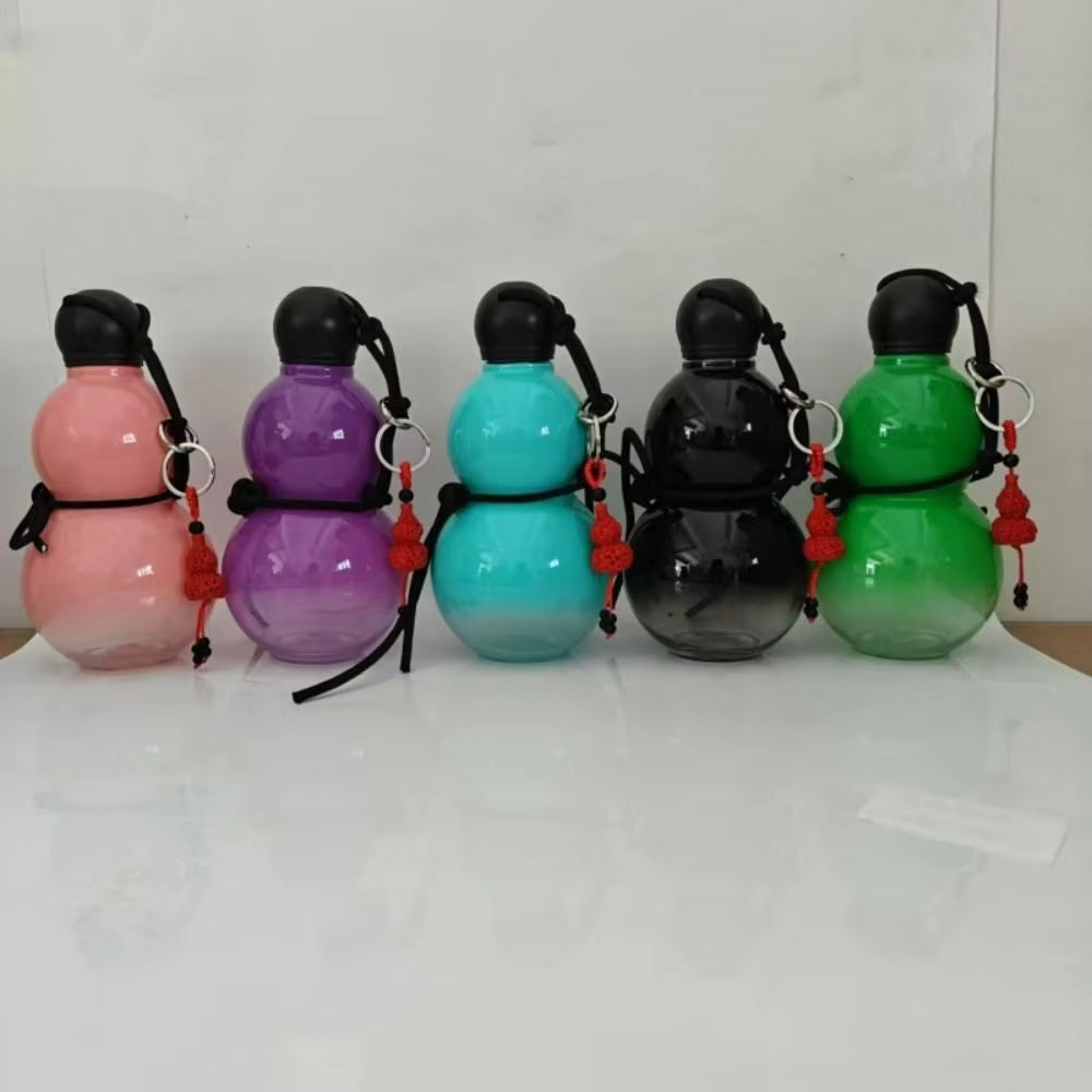 New Chinese Retro-Inspired Gourd Water Bottle 800ML Large Capacity Wine Bottle PC Durable Water Kettle Sports