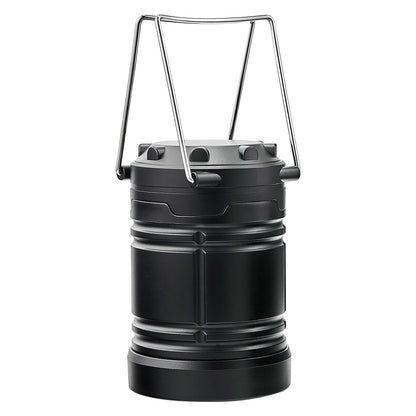 VEVOR Set of 4 Collapsible LED Camping Lanterns - Battery-Powered Lighting Solutions