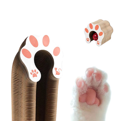 Magic Organ Cat Toy Cat Scratcher Toy Cat Scratch Board Cat Toy with Bell Cat Climbing Frame Corrugated Paper Resistant Cat Nest