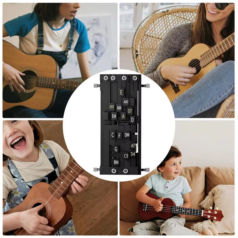 Guitar Chord Helper Multipurpose Guitar Chord Presser for Beginner User Friendly Guitar Teaching Aids Guitar Chord Assistant