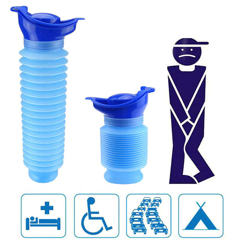 Portable Urinal for Travel and Camping - Emergency Kit for Male and Female Use