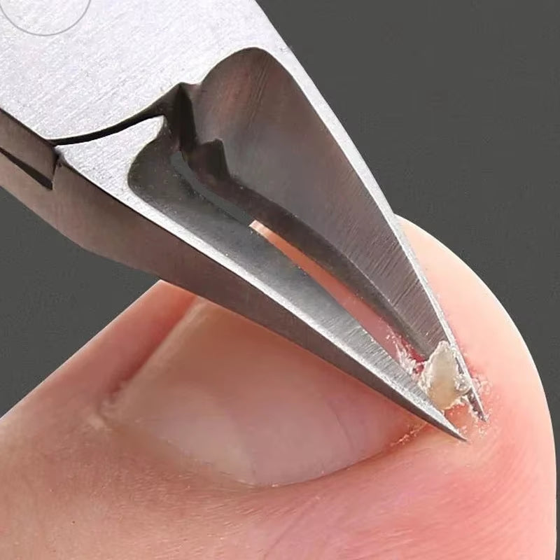 Professional Toenail Clippers Nail Cutters Stainless Steel Pedicure Paronychia Tools Ingrown Cuticle Edge Cutter Scissor